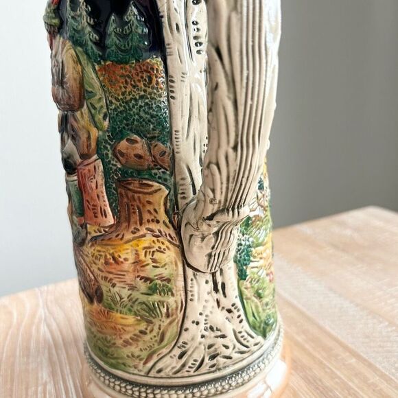 Vintage Large 2 Liter German Beer Stein Made in Western Germany by Egon Bay - Picture 6 of 8